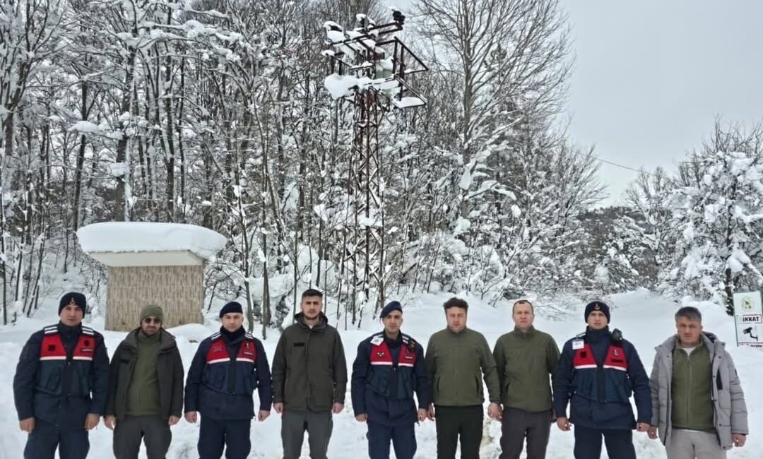 Bolu Doğa Koruma ve Milli Parklar personelleri ile kolluk kuvvetleri,