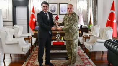 Göreve Başlayan Bolu 2. Tugay ve Garnizon Komutanı Tuğgeneral Emrullah