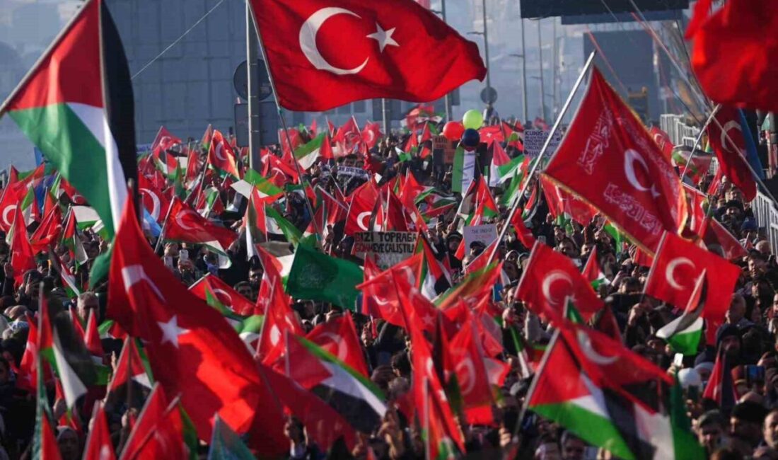 AK Parti Gaziantep Milletvekili Bünyamin Bozgeyik, İstanbul’da düzenlenen Gazze mitingine