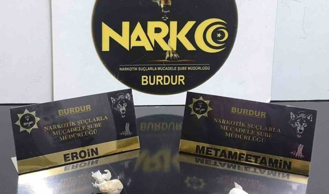 Burdur’da yapılan çalışmalarda çok sayıda uyuşturucu madde ele geçirilirken, 40