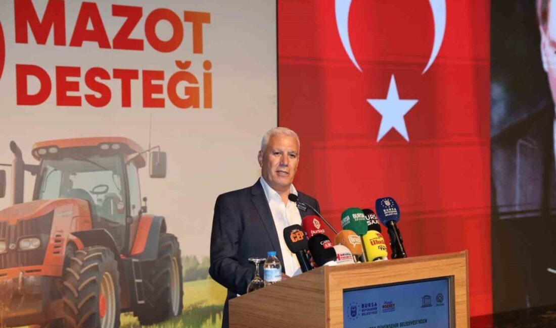Bursa Büyükşehir Belediyesi, tarımsal üretimi desteklemek ve çiftçilerin girdi maliyetlerini