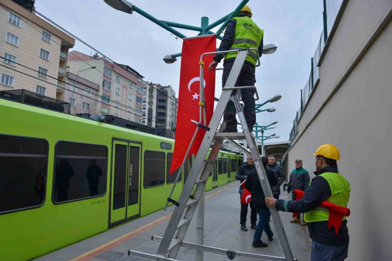 Bursa Büyükşehir Belediyesi, Nusaybin-Kamışlı sınır hattında Türk bayrağına yönelik saldırının