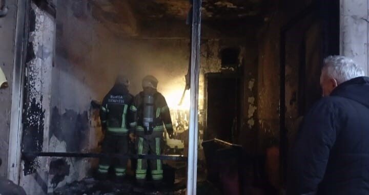 Bursa’da çay ocağında çıkan yangın paniğe neden oldu, olay yerine