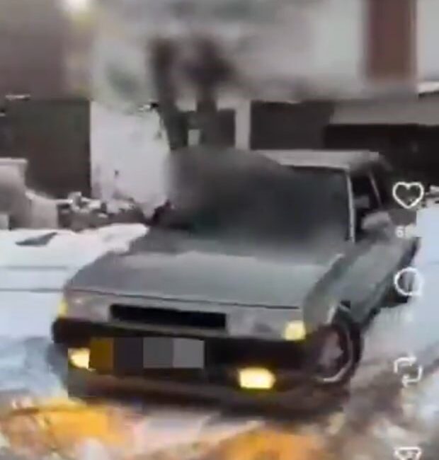 Bursa’da jandarma ekiplerince yürütülen sanal devriye faaliyetlerinde drift yaptığı tespit