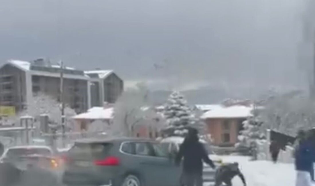 Bursa’da etkili olan kar yağışı hayatı olumsuz etkilerken, kentte korku