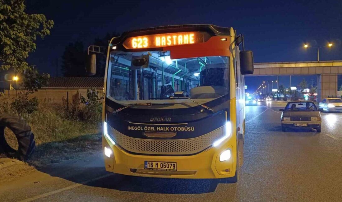 Bursa’nın İnegöl ilçesinde, yaya üst geçidini kullanmayıp, yoldan karşıya geçmeye