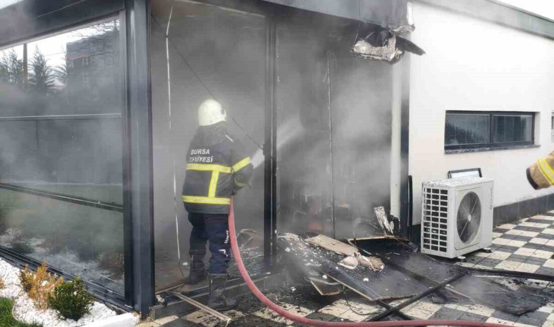 Bursa’nın İnegöl ilçesinde kırsal mahallede bulunan 2 katlı yazlık evde