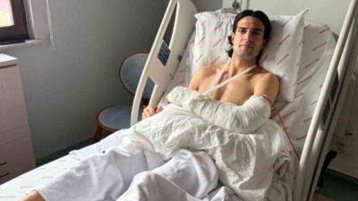 1461 Trabzon maçında sakatlanarak oyundan çıkan Baran Başyiğit’in kolunda deplase