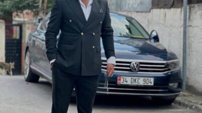 İstanbul Büyükçekmece’de üst geçit kullanmadan yolun karşısına geçen bir kişi,