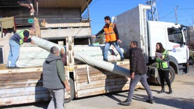 Antalya Büyükşehir Belediyesi, geçtiğimiz günlerde Manavgat ilçesinde yaşanan hortumda seraları