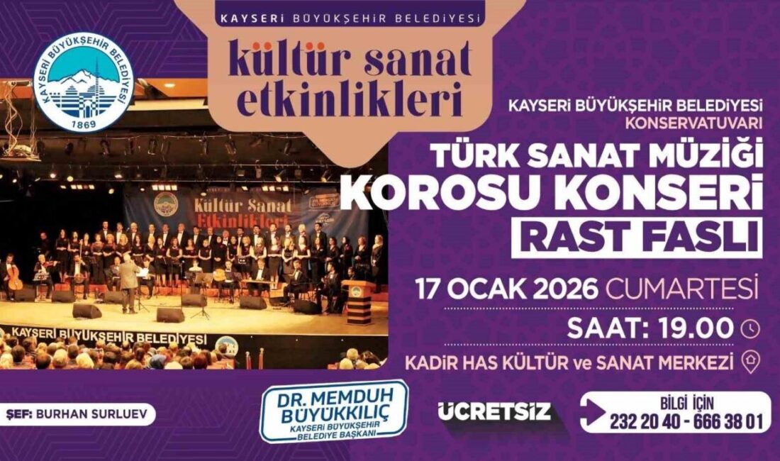 Kayseri Büyükşehir Belediyesi Konservatuvarı Türk Sanat Müziği Korosu, Klasik Türk