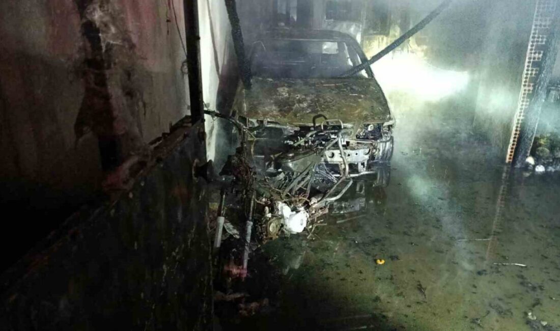 Çanakkale’nin Çan ilçesine bağlı Bozguç köyünde ahşap evin samanlık bölümünde