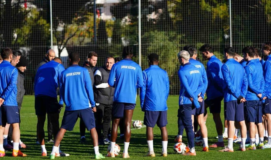 Çaykur Rizespor, Süper Lig’in ikinci devresi öncesi Antalya’nın Serik ilçesinde