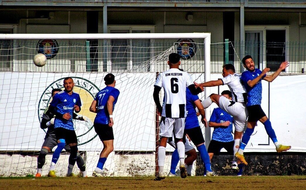 İzmir Süper Amatör Lig E Grubu’nun 15. haftasında Çeşme Belediyespor,