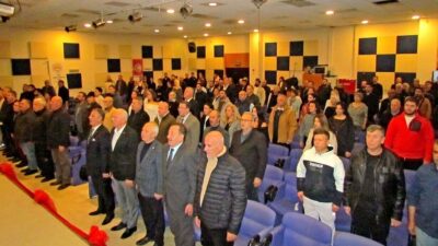 Çeşme Esnaf ve Sanatkârlar Odası Genel Kurulunda mevcut başkan Osman