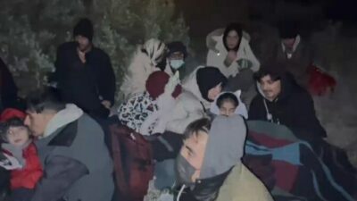 İzmir’in Çeşme ilçesinde Sahil Güvenlik ekipleri tarafından kara üzerinde tespit