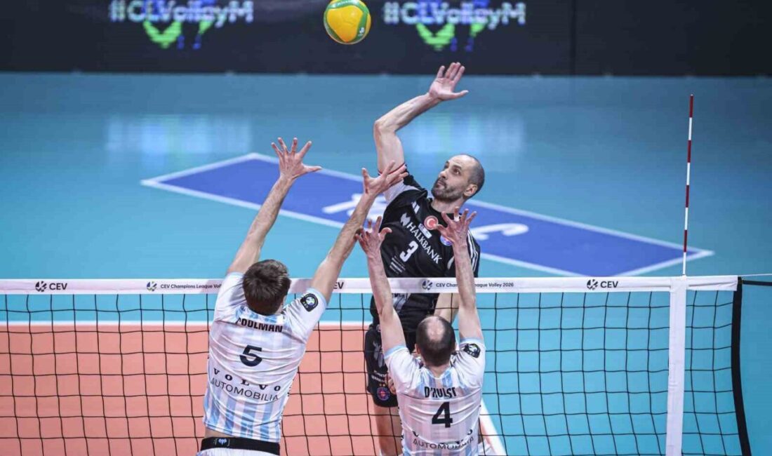 CEV Şampiyonlar Ligi’nin 3. haftasında Halkbank Erkek Voleybol Takımı, Belçika