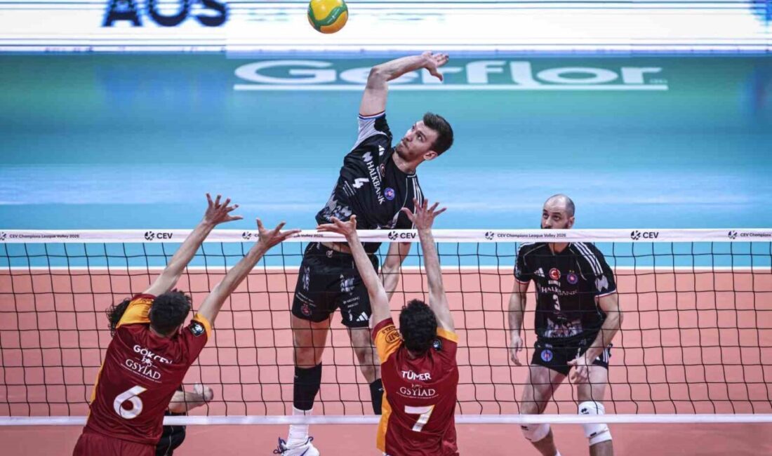 CEV Şampiyonlar Ligi’nin 2. haftasında Halkbank Erkek Voleybol Takımı, Galatasaray’ı