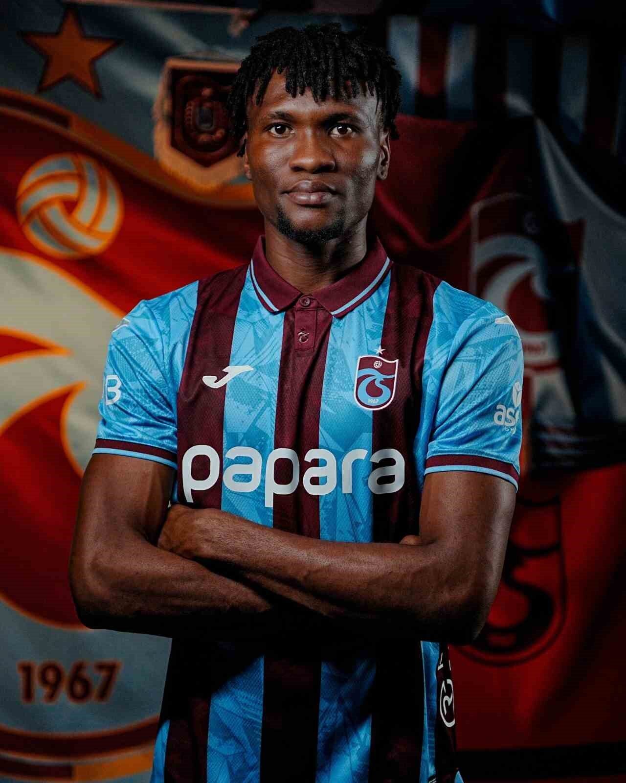 Trabzonspor’un yeni transferi Chibuike Nwaiwu, bordo-mavili kulübün bir parçası olmaktan