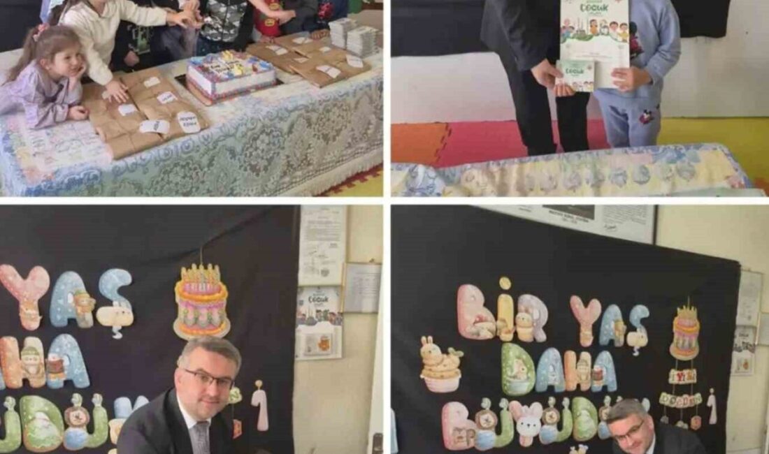 Eskişehir Çifteler İlçesinde eğitim gören minik öğrenciler için “Bir Yaş