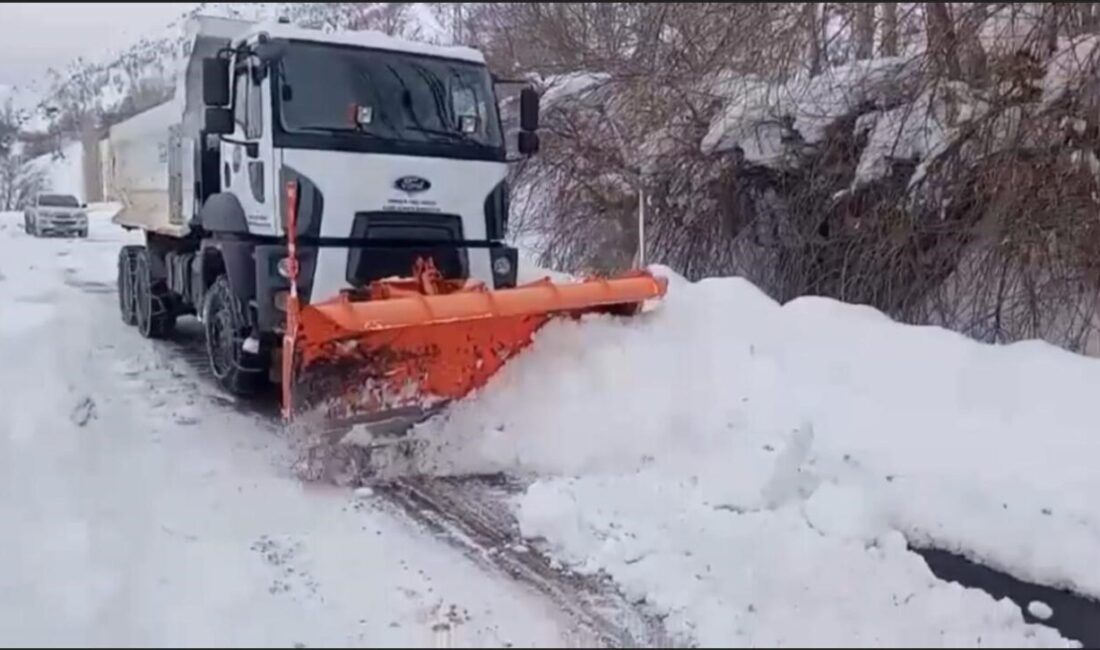 Şırnak’ta çığ riski nedeniyle kapalı olan 30 köy yolu için