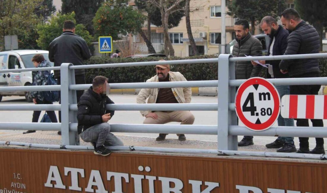 Aydın’ın Efeler ilçesinde ailevi sorunları olduğu ve çocuklarını göremediği öğrenilen