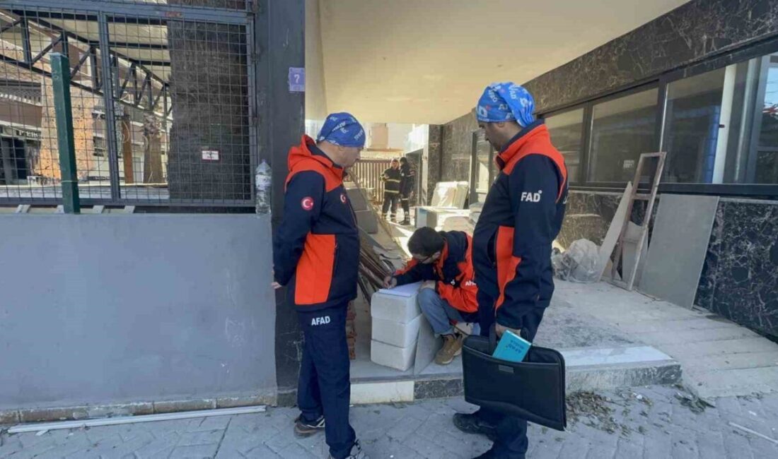 Muğla’nın Marmaris ilçesinde çöken apart otelde olay öncesi güçlendirme çalışması