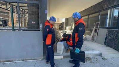 Muğla’nın Marmaris ilçesinde çöken apart otelde olay öncesi güçlendirme çalışması