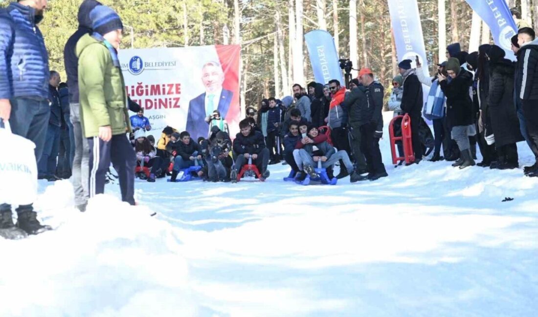 Çorum Belediyesi tarafından düzenlenecek kar festivalinde vatandaşlar doyasıya eğlenme fırsatı