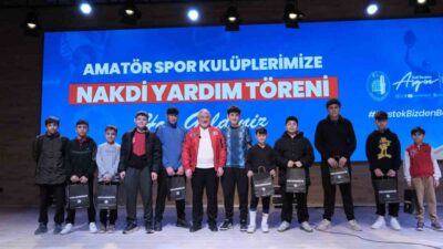 Çorum Belediyesi tarafından Çorum’daki amatör spor kulüplerine 3 milyon TL’lik