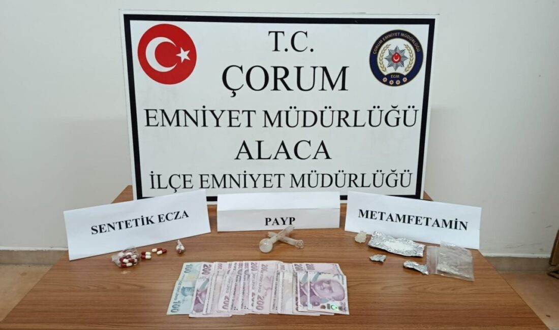 Çorum’un Alaca ilçesinde yılbaşı gecesi huzur ve güvenliği sağlamak amacıyla