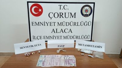 Çorum’un Alaca ilçesinde yılbaşı gecesi huzur ve güvenliği sağlamak amacıyla