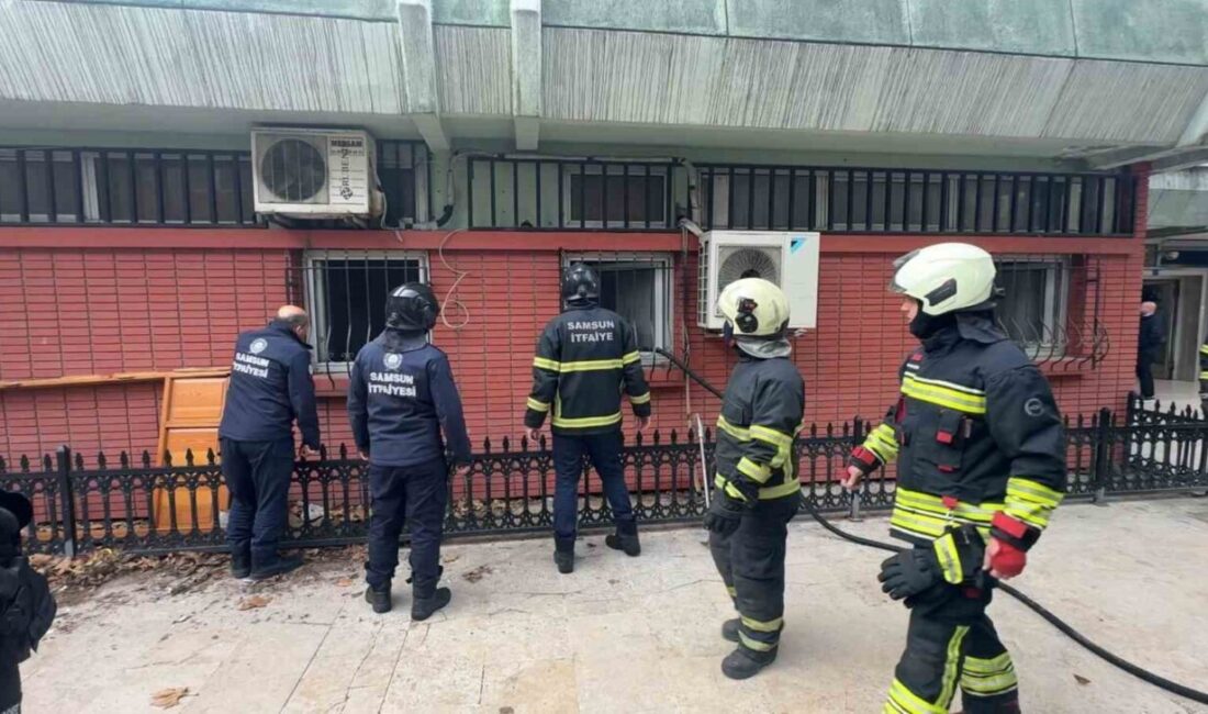 Samsun’un İlkadım ilçesinde, Site Camisi’nin çarşısında cuma namazı öncesi çıkan