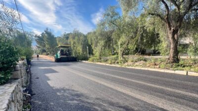 Muğla Büyükşehir Belediyesi, Datça ilçesinde ulaşım altyapısını güçlendirmek amacıyla başlattığı