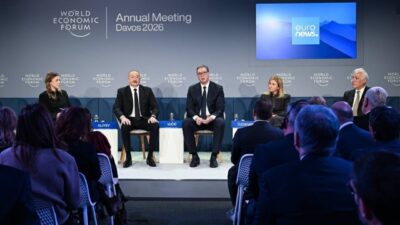 Davos’ta düzenlenen Dünya Ekonomik Forumu (WEF) yıllık toplantısında devlet başkanı