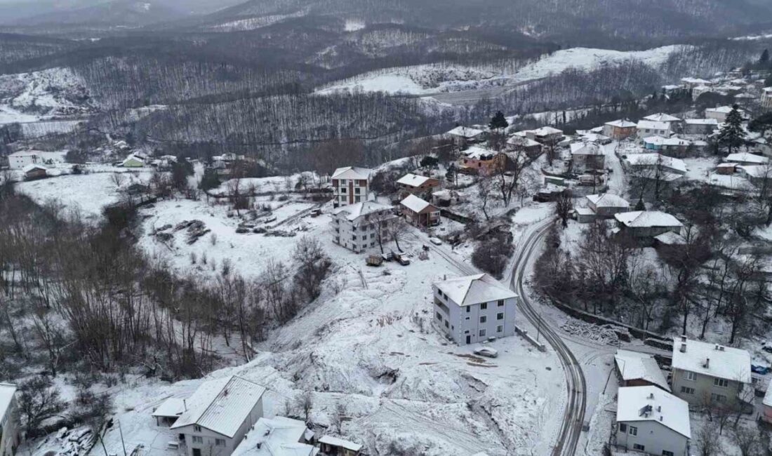 Kırklareli’nin Demirköy ilçesinde bulunan Velika Deresi, etkili olan kar yağışının