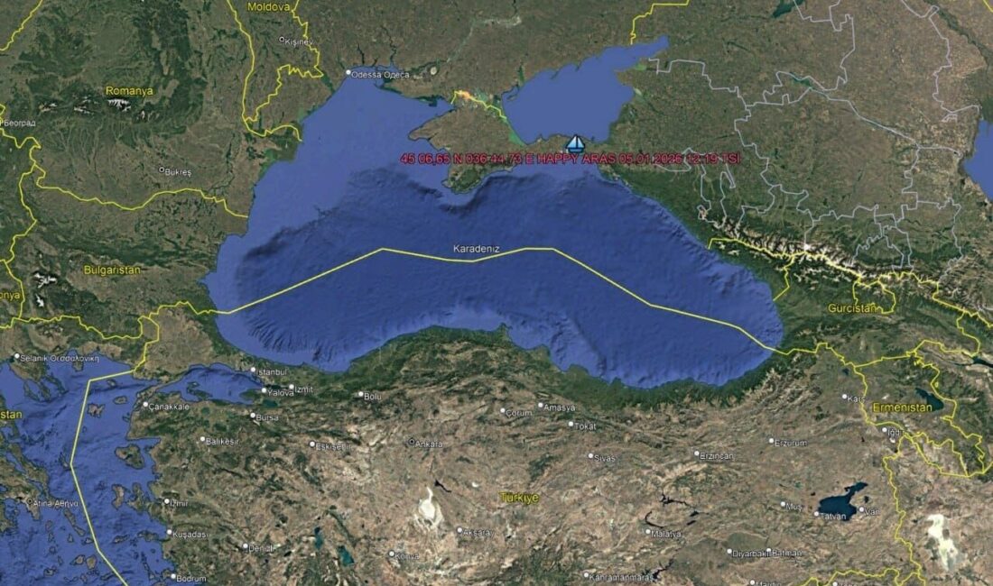 Denizcilik Genel Müdürlüğü, Karadeniz’de sürüklenerek karaya oturan Happy Aras gemisindeki