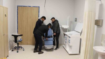 Denizli’de inşaat çalışmaları tamamlanan 500 Yataklı Acil Durum Hastanesi’nde ameliyathane,