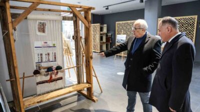 Denizli İl Kültür ve Turizm Müdürü Adem Özel ve beraberindeki