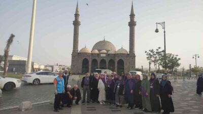 Denizli İl Müftülüğü umre organizasyonuyla kutsal topraklara giden kafile Medine’deki