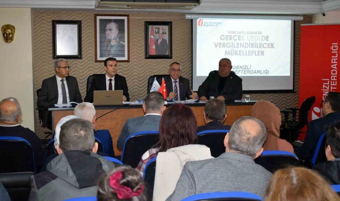 Denizli Defterdarlığı ile Denizli Esnaf ve Sanatkârlar Odası iş birliğinde,