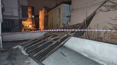 Meteoroloji’nin kuvvetli rüzgar uyarısının ardından Denizli’de akşam saatlerinden itibaren etkili