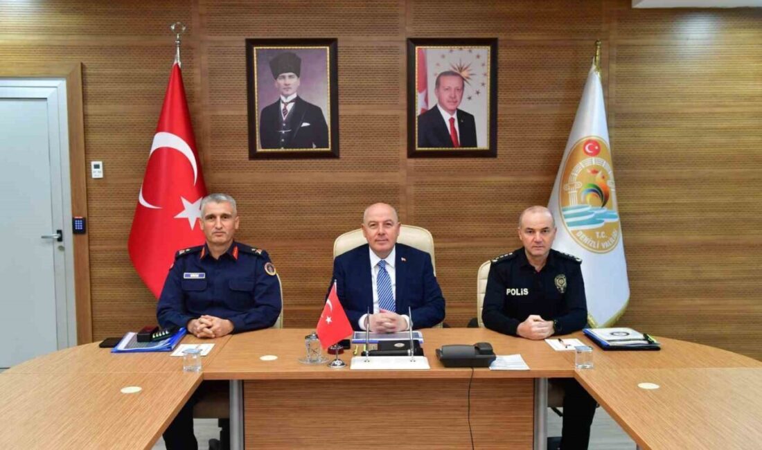 Denizli Valisi Ömer Faruk Coşkun, 2025 yılı Aralık ayı asayiş