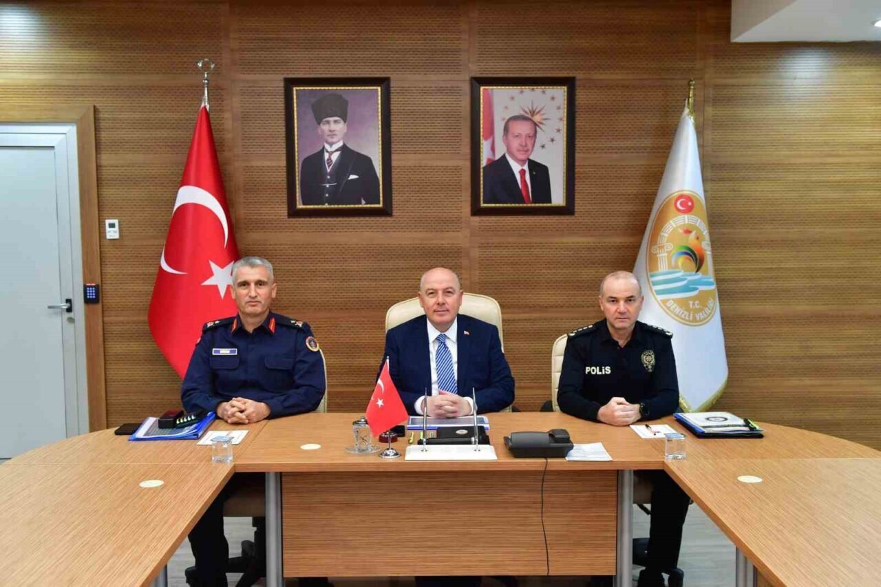 Denizli Valisi Ömer Faruk Coşkun, 2025 yılı Aralık ayı asayiş