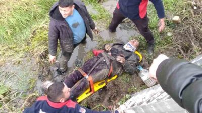 Yozgat’ın Sorgun ilçesinde dere yatağına düşen vatandaş kurtarıldı. Edinilen bilgiye