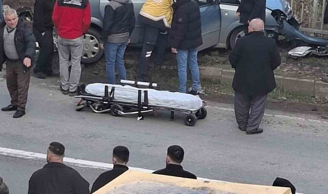 Trabzon’un Akçaabat ilçesinde meydana gelen trafik kazasında 1 kişi hayatını