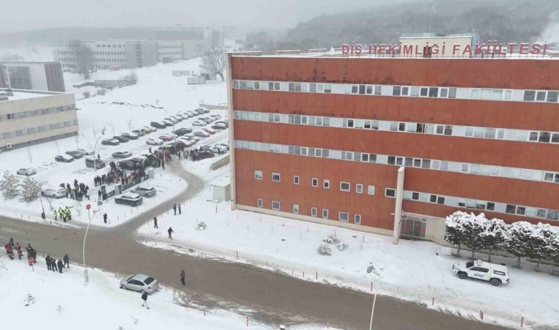 Bolu Abant İzzet Baysal Üniversitesi Diş Hekimliği Fakültesi’nde yangın tatbikatı