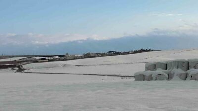 Diyarbakır’ın Bismil ilçesinde yoğun kar yağışına dayanamayan 12 çırçır fabrikanın