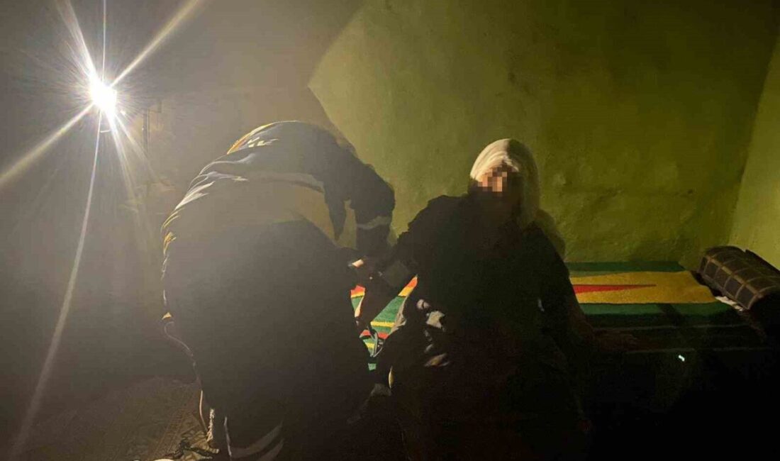 Diyarbakır’ın Hazro ilçesinde belediye ve sağlık ekipleri, yolu kapalı köydeki