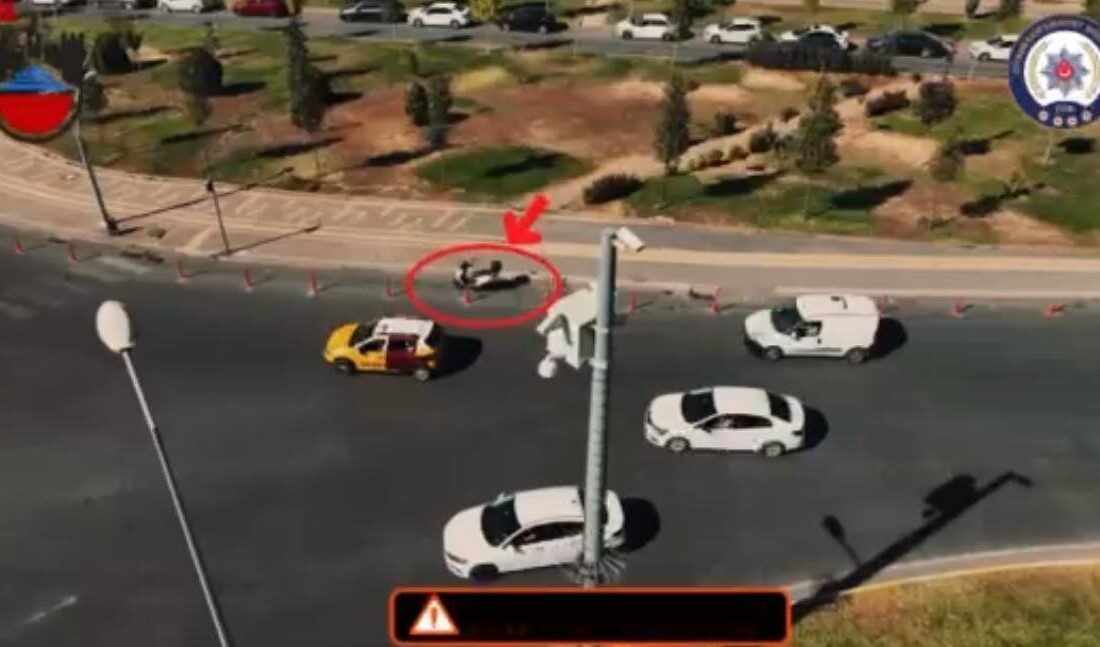 Diyarbakır’da trafik kurallarını ihlal eden sürücüler, KGYS ile tespit edilerek
